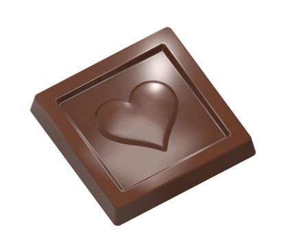 Picture of Plain heart chocolates 1/2 lb.